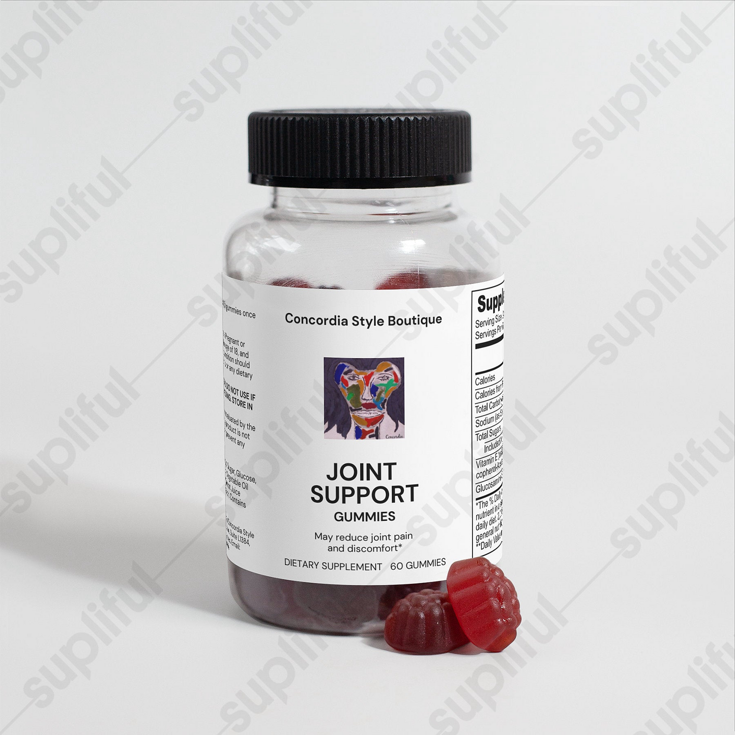 Joint Support Gummies (Adult) - Delicious Raspberry Flavor for Healthy Joints