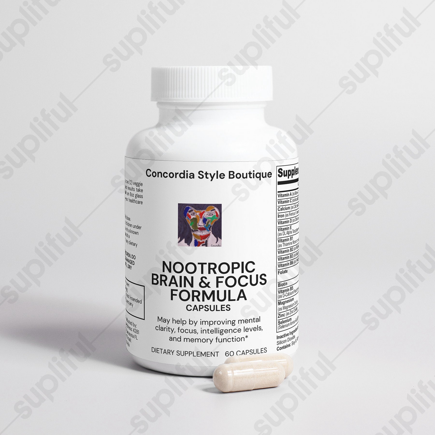 Nootropic Brain & Focus Formula - Enhance Focus and Boost Energy