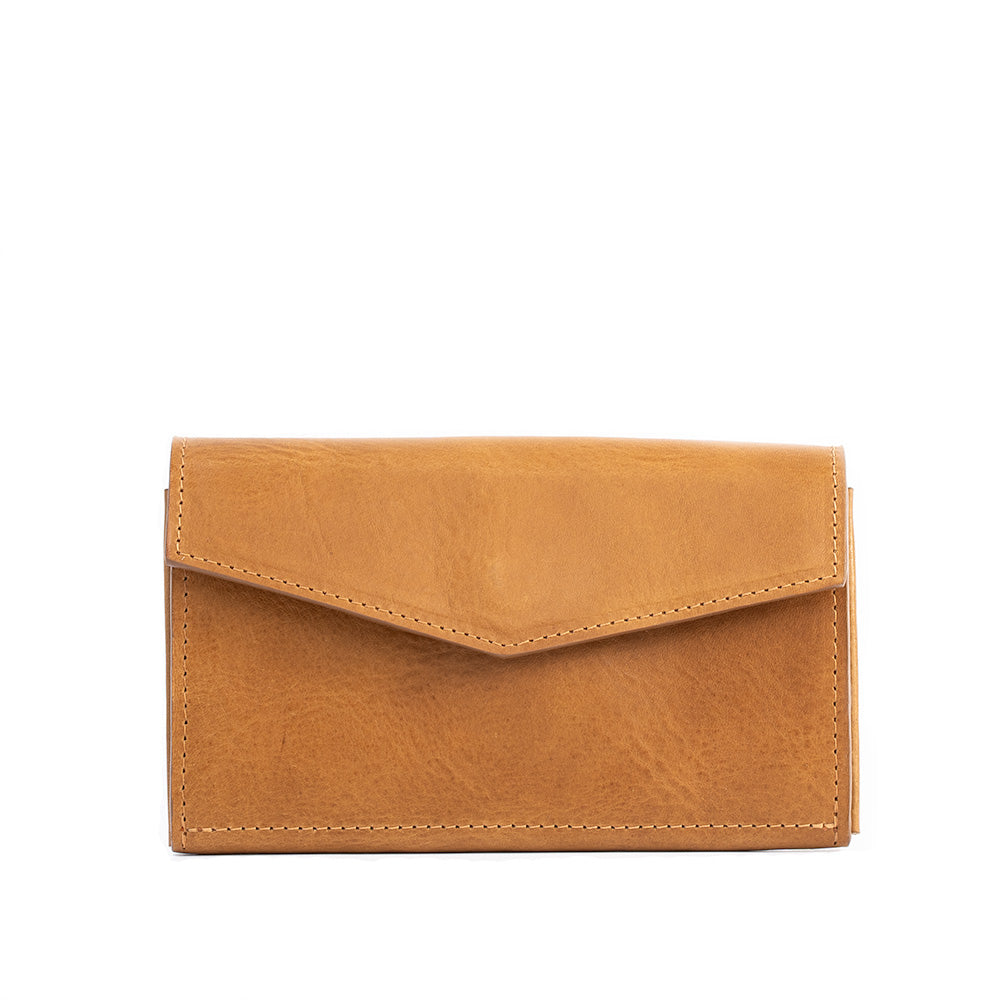 Leather AirTag Long Flap Wallet - Stylish and Functional | YourName eCommerce