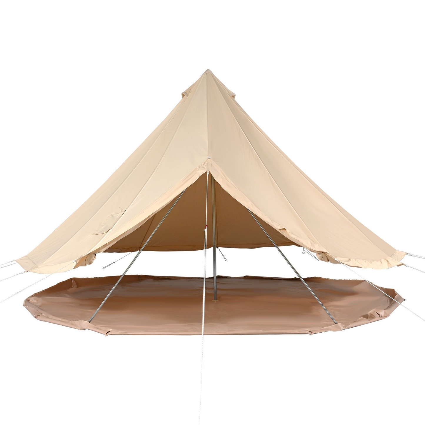 VEVOR Canvas Bell Tent, 4 Seasons 3m Yurt Tent with Stove Jack