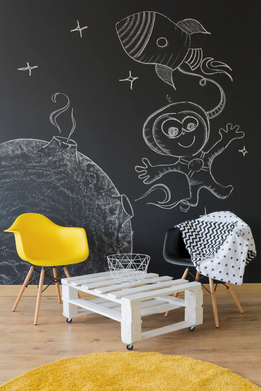 Chalkboard Wall DIY Black Kitchen Sticker - Reusable Write On Vinyl Decal | Create a Personalized and Functional Space