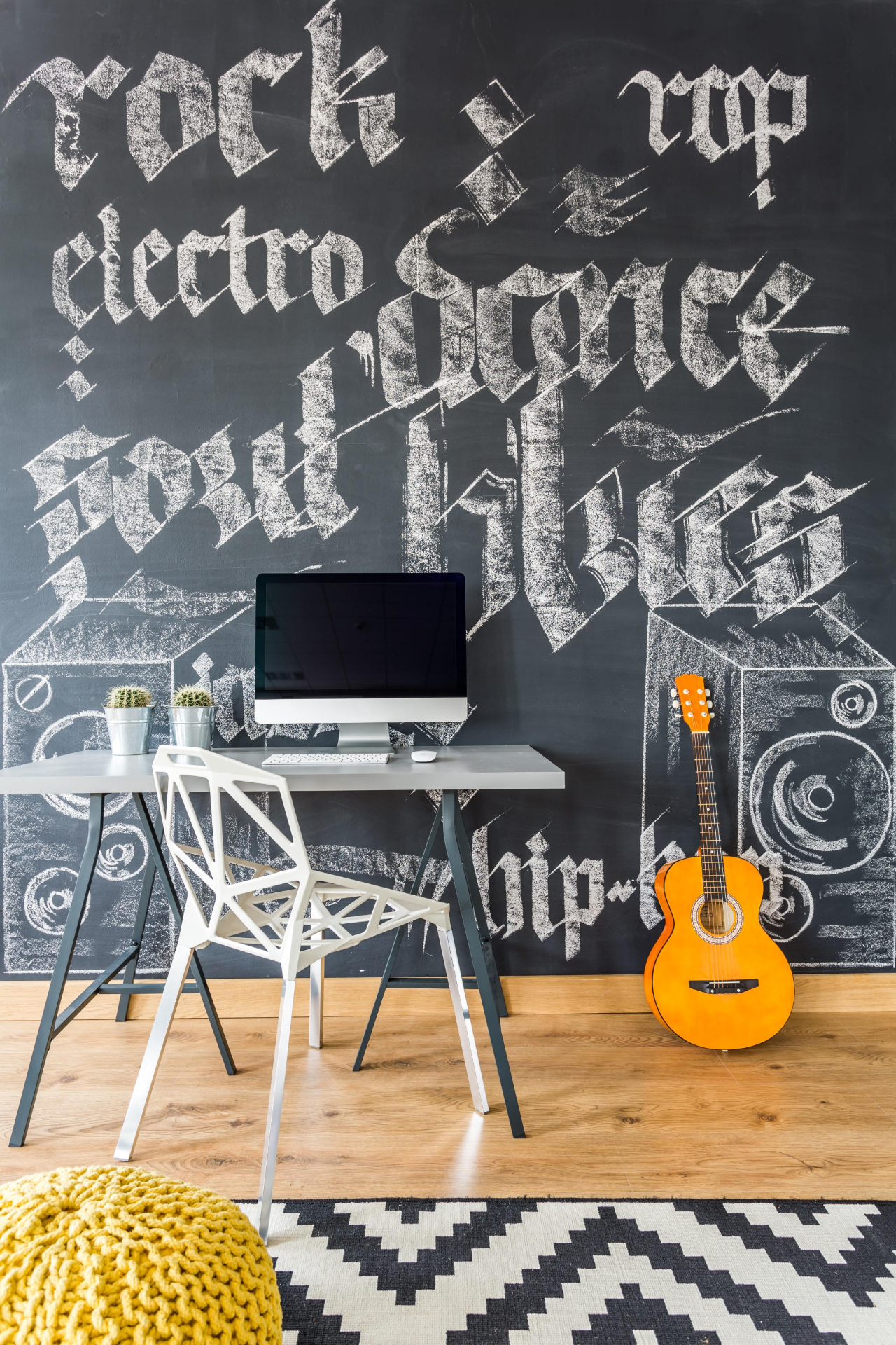 Chalkboard Wall DIY Black Kitchen Sticker - Reusable Write On Vinyl Decal | Create a Personalized and Functional Space