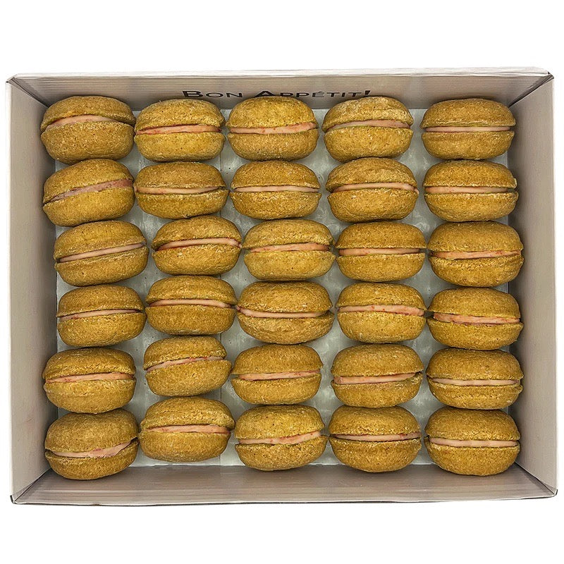 40 Count Dog Macaron Treats Gift Box - Premium, Handmade, Natural Treats for Dogs