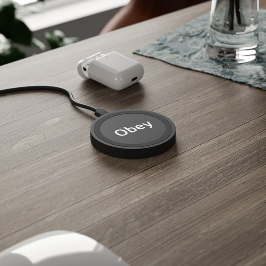 Quake Wireless Charging Pad - Obey | Fast Charging for iPhones and Android Smartphones