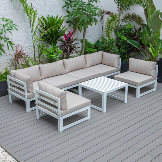 Chelsea 7-Piece Patio Sectional - Modern Outdoor Furniture Set