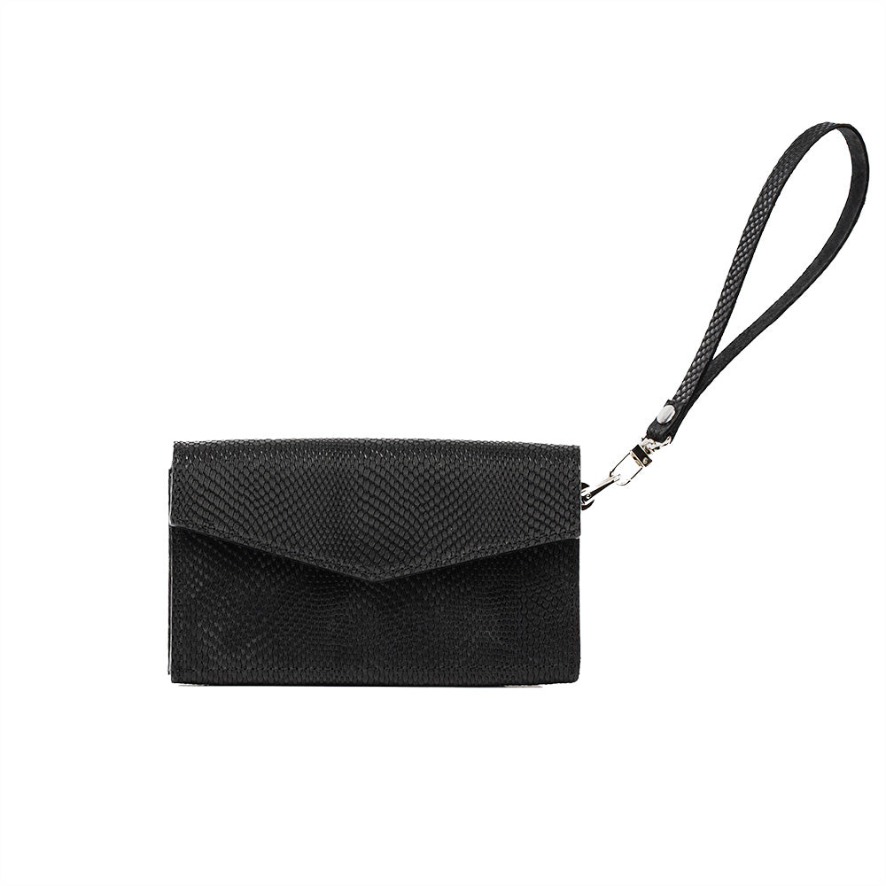 Leather AirTag Long Flap Wallet - Stylish and Functional | YourName eCommerce