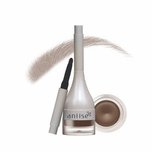 Gel Eyebrow Liner with Built-in Brush - Smudge-Proof, Waterproof, and Long-Lasting