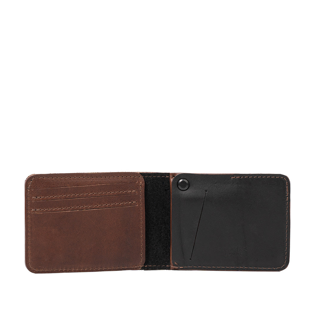 Dollar Bill AirTag Wallet - Premium Leather Wallet for US Dollar Bills and AirTag