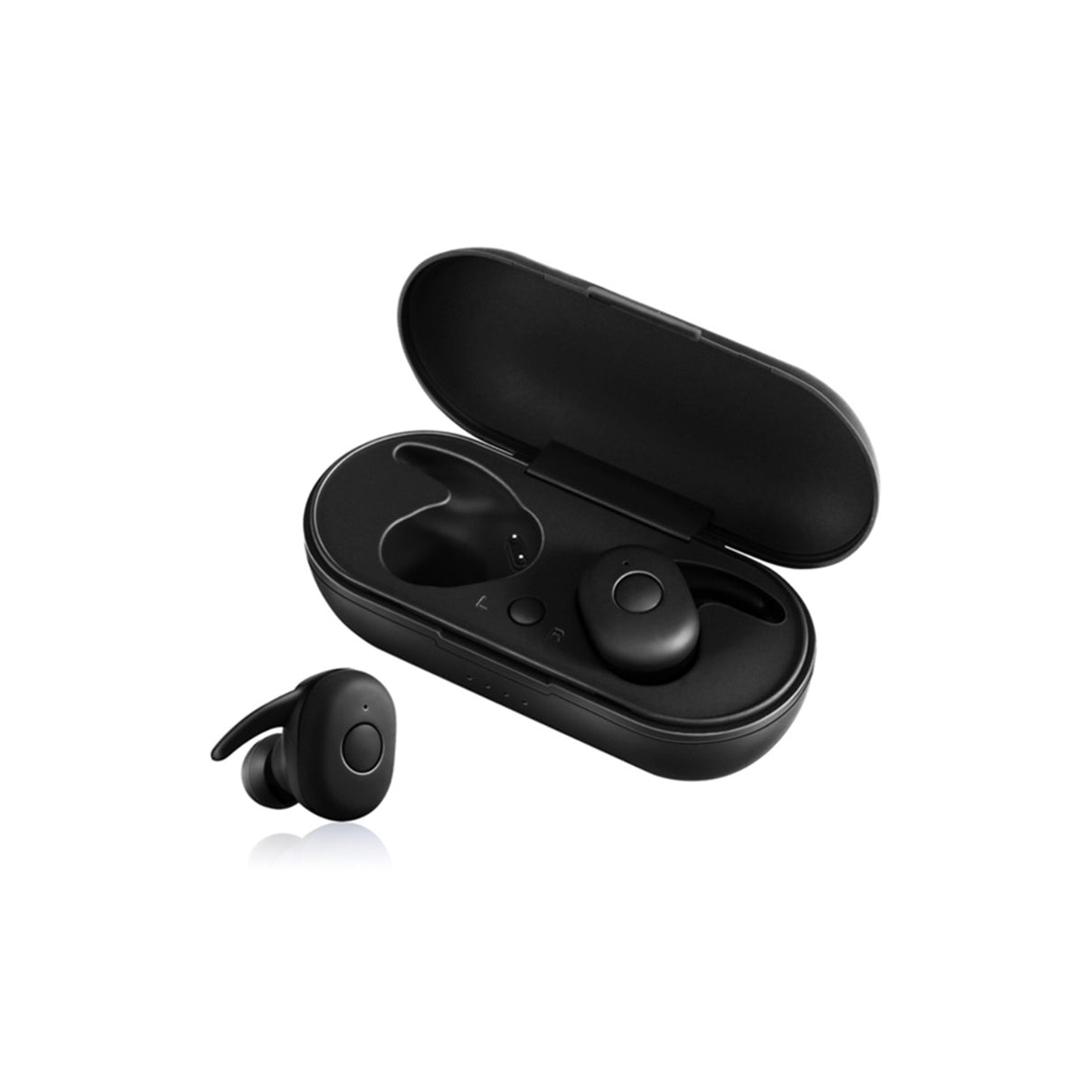 Twin Bluetooth Earpods With Chargeable Box - Wireless Headphones with Noise Cancellation and Siri Compatibility