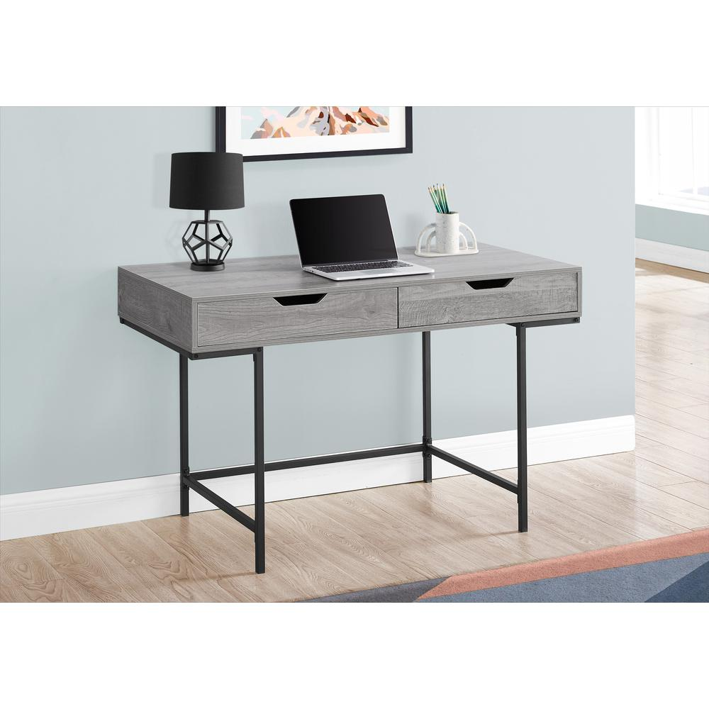 Modern Computer Desk with Storage Drawers - Home Office Laptop Table