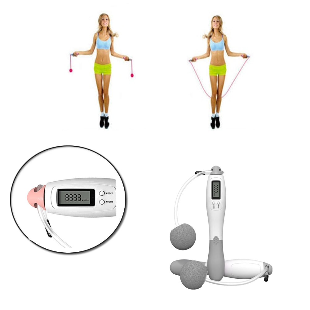 Home Gym Full Body Exerciser - Electronic Jump Skip Rope for Anybody