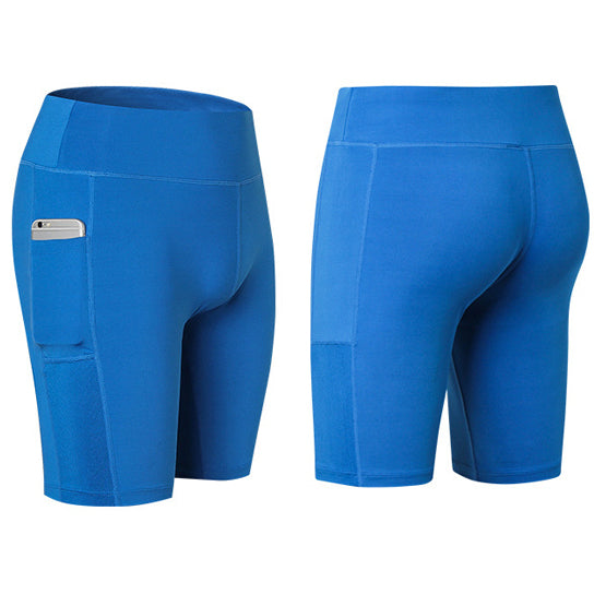 All Seasons Yoga Shorts Stretchable With Phone Pocket - Comfort and Performance Combined