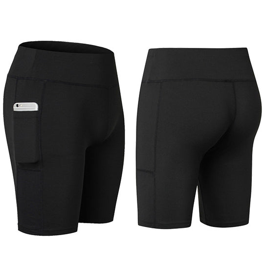 All Seasons Yoga Shorts Stretchable With Phone Pocket - Comfort and Performance Combined