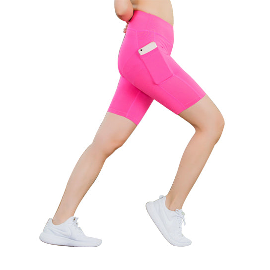 All Seasons Yoga Shorts Stretchable With Phone Pocket - Comfort and Performance Combined