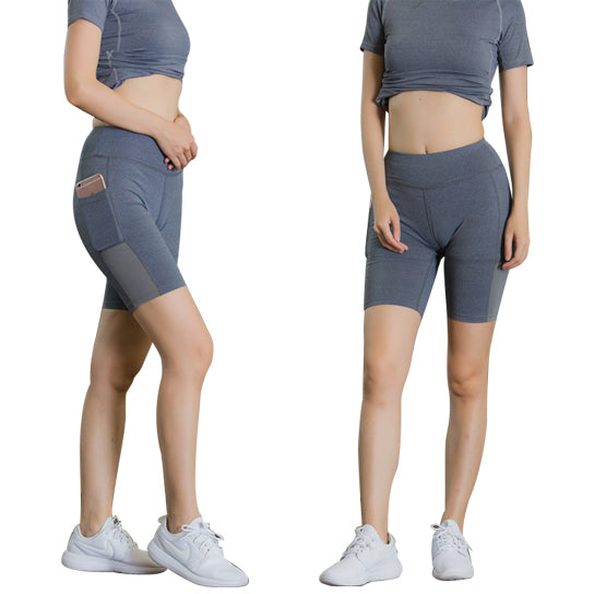 All Seasons Yoga Shorts Stretchable With Phone Pocket - Comfort and Performance Combined