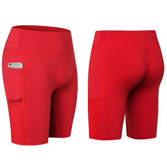 All Seasons Yoga Shorts Stretchable With Phone Pocket - Comfort and Performance Combined