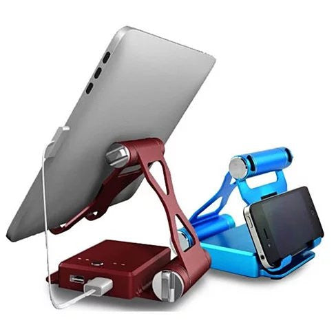 Podium Style Stand with Extended Battery for iPad, iPhone, and Smart Gadgets