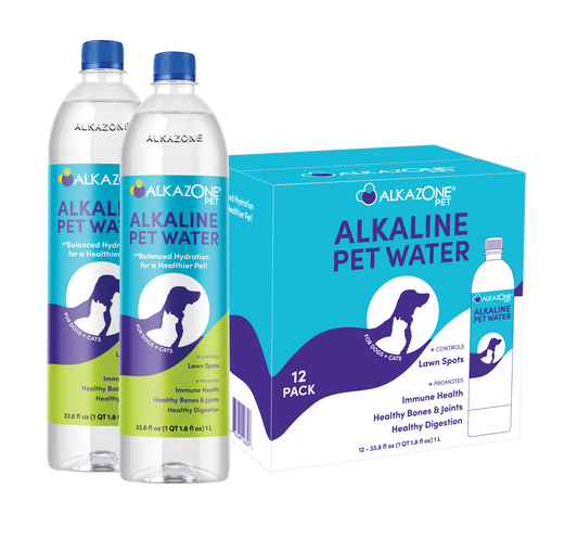 Alkazone Alkaline Water for Pets - 12 Pack of 1L Bottles