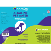 Alkazone Alkaline Water for Pets - 12 Pack of 1L Bottles