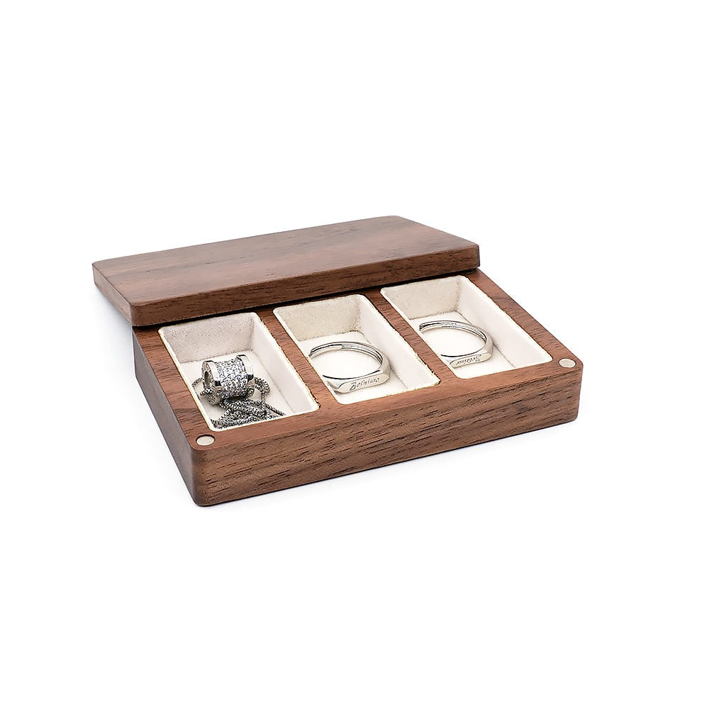 Handmade Ring Bearer and Jewellery Box - Unique Wooden Wedding Ring Box