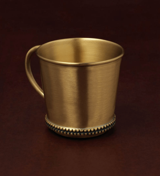 Handmade Luxury Brass Mug - Gold Coffee-Milk Mug