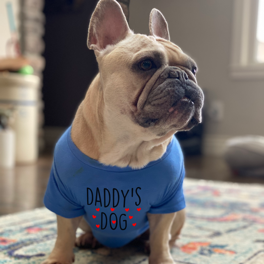 Daddy's Dog Dog Shirt - Show Your Pup's Love with This Adorable Shirt