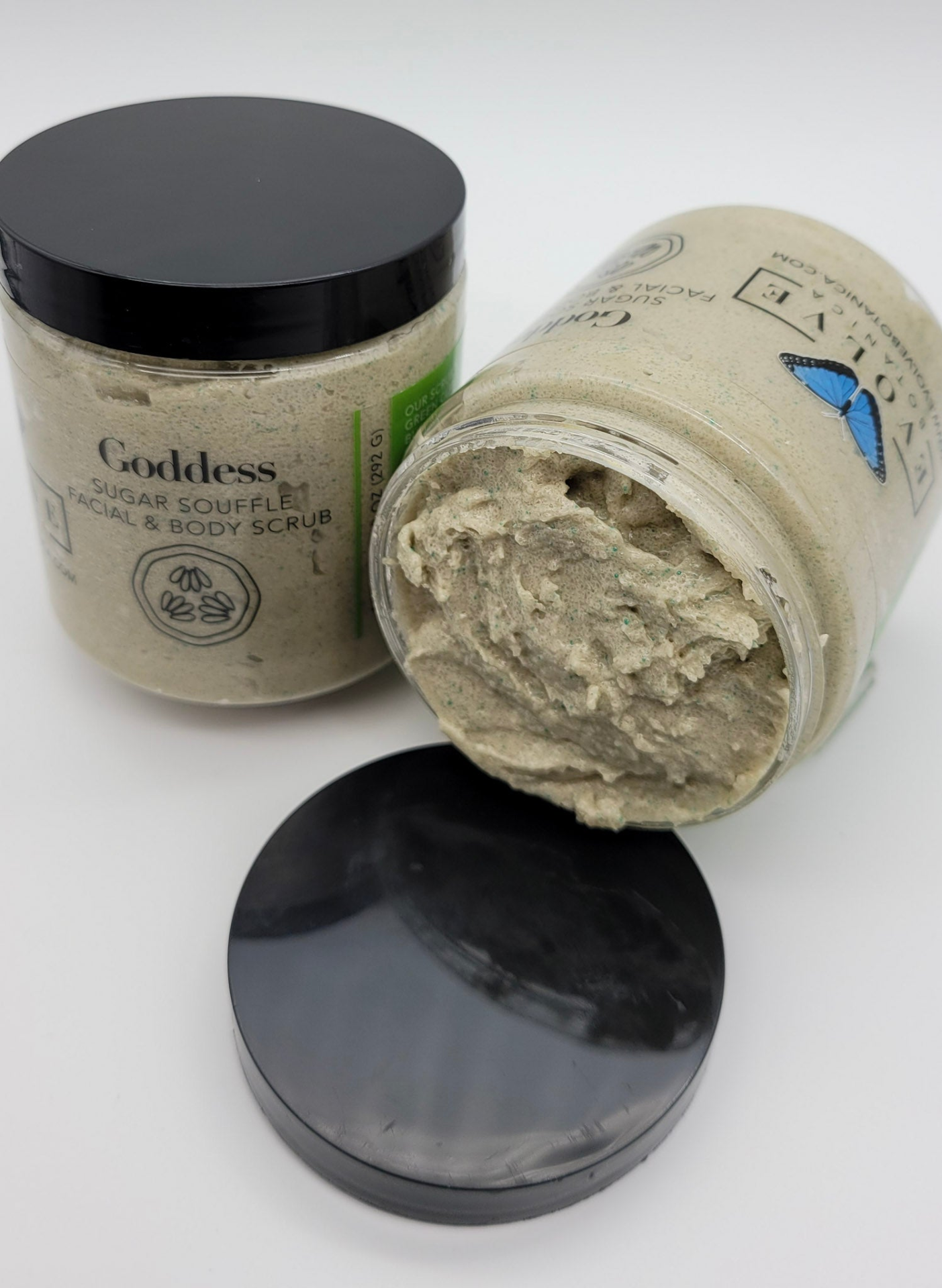 Goddess Facial and Body Scrub - Detoxifying Clay, Shea Butter, Cucumber Seed Oil