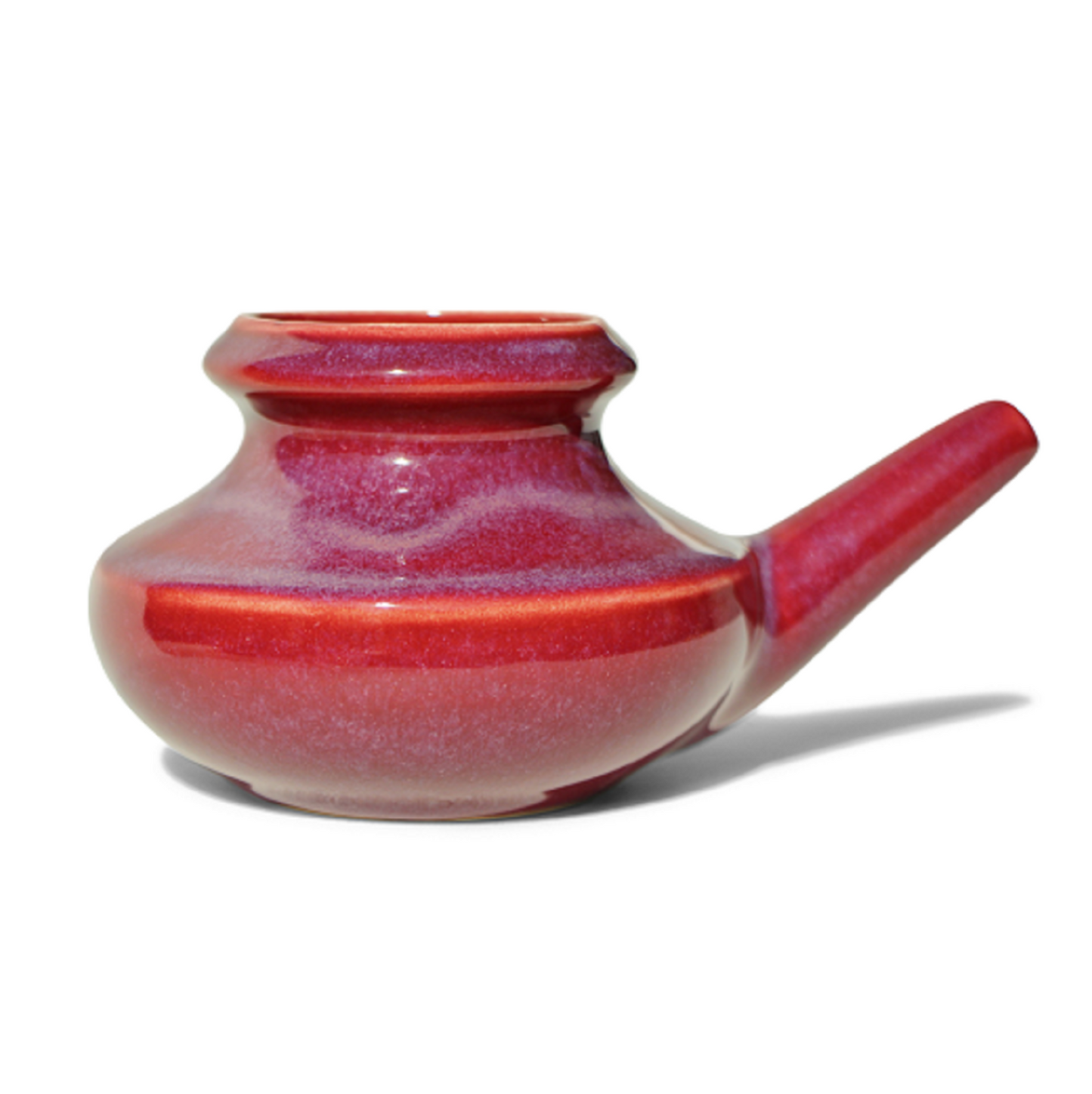 Handmade Ceramic Neti Pot for Nasal Cleansing - Natural and Safe