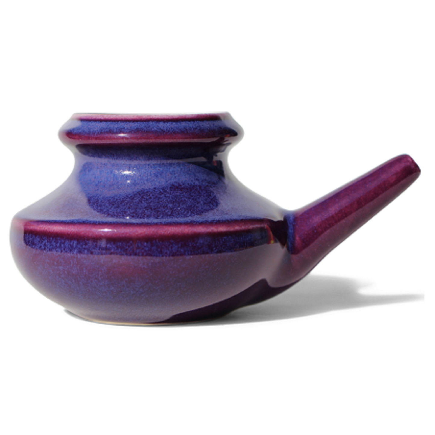 Handmade Ceramic Neti Pot for Nasal Cleansing - Natural and Safe